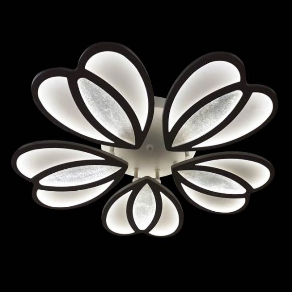 Люстра потолочная цветок светодиодный с пультом фото