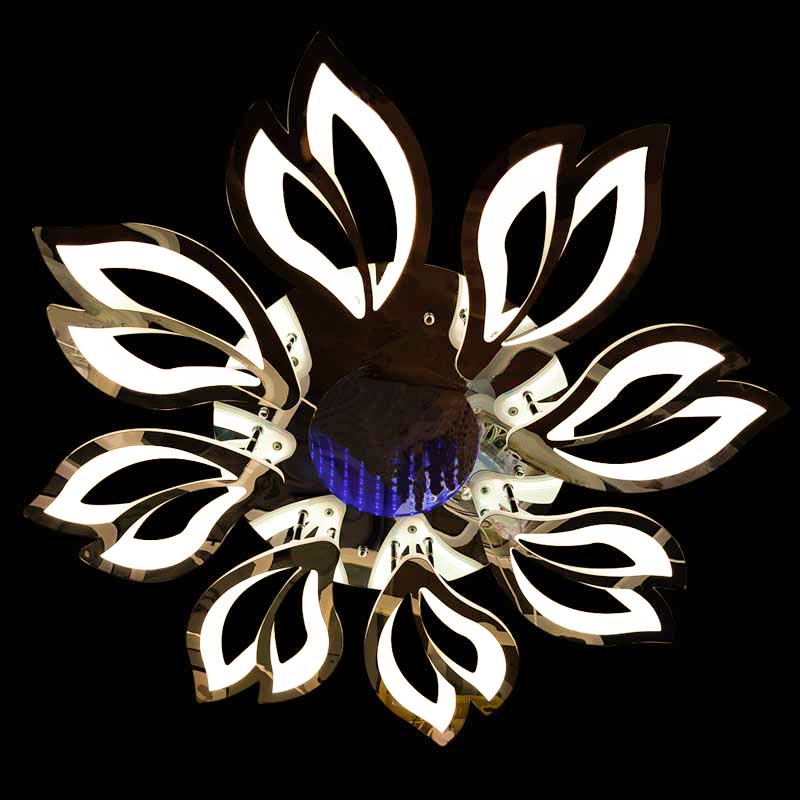 Люстра LED цветок Lantana 3D теплый цвет фото