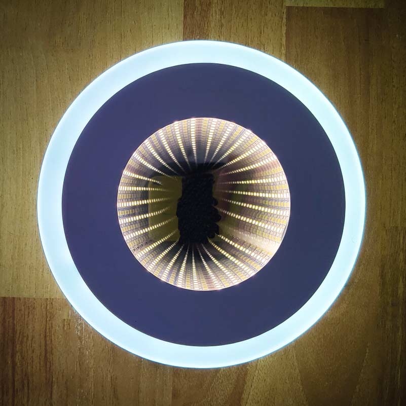 светодиодный настенный бра круглый Around 3D фото