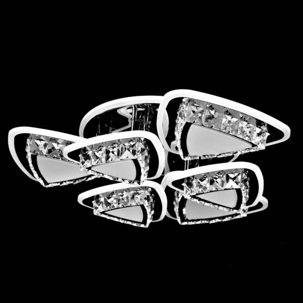 светодиодная люстра с хрусталем Crystal Trigon - 6 фото