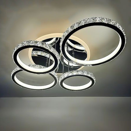 Светильник crystal-rings-4 фото